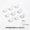 Lin Pulsera de Cuentas Sueltas de Cristal Blanco Fantasma Natural Popular Transfronteriza Pulsera DIY Cuentas de Cristal Blanco 7-12 mm