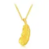 Colar com Pingente de Ouro Puro 999 Shenzhen Shuibei Ouro Duro 3D Indústria da Beleza Dia dos Namorados Joias de Ouro Presente Prático