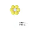 Pacote com 10 Decorações de Bolo Estrela Lua Bola de Pelo Nuvem Inserção Balão Arco-Íris Decoração de Mesa de Sobremesa de Aniversário