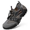 2026 Sapatos Masculinos de Verão Vazados para Caminhada Calçados Esportivos Masculinos para Uso Outdoor Casual Moda Masculina Casual Sapatos de Malha Super Respiráveis