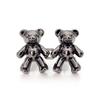 Botão de cintura de urso sem pregos jeans artefato cintura fivela cintura mudança saia urso segurando mão cintura fivela urso snap