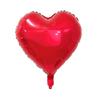 Balão de alumínio de filme de balão de amor vermelho de 18 polegadas transfronteiriço, decoração ao vivo para o dia dos namorados, conjunto de balões decorativos