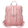 Nueva Mochila Antirrobo de Cuero Suave para Mujer Gran Capacidad Moda Rombo Exterior Ligera Viaje Doble Uso Mochila Mayoreo