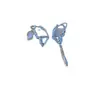 Pendientes de Estilo Minimalista para Mujer, Alas de Mariposa Asimétricas de Metal, Pendientes Modelo Nuevo 2026 para Mujer, Lágrima de Perla de Agua Dulce Vintage