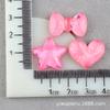 Accesorios de resina con forma de estrella de cinco puntas, pegamento en crema, accesorios para carcasa de teléfono móvil, accesorios para el cabello para niños, tocado, pinza para el cabello, bolsa de material