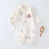 Ropa de Bebé Body de Bebé Primavera y Otoño Algodón Puro Clase A Manga Larga Pijama Enterizo para Bebé y Niño Pequeño Mameluco para Recién Nacido