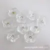 Botão de Flor de 15mm com Strass, Botão de Strass Transparente, Botão Decorativo para Joias, Botão de Flor de Ameixa, Botão para Chapéu e Camisa