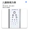 Caja de Luz de Gráfico de Visión Logarítmico Estándar de 3m, Gráfico de Prueba de Visión para Visión de Lejos y de Cerca, Gráfico de Visión de Pared