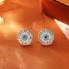 Pendientes Cool Ojo de Diablo Micro-Adornados, Pendientes de Moda de Gama Alta Nicho Estilosos Hip-Hop, Exquisitos Pendientes Estilo Celebridad de Internet