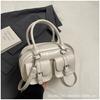 Bolsa Quadrada Pequena para Carregar à Mão Transfronteiriça para Mulheres Estilo Coreano Moda Bolsa Almofada de Ombro 2025 Nova Simples Casual Elegante Bolsa Transversal