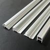 Faixa de fechamento superior de rodapé 8cm liga de alumínio linha decorativa fita de borda painel de parede 8mm folheado de madeira faixa de fechamento em forma de I