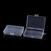 Caja rectangular pequeña de gancho 12.5 caja de almacenamiento de plástico transparente pp papelería cartón accesorios componentes electrónicos