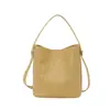 Bolsa de Balde Tecida Retro Grande Capacidade 2026 para Mulheres High-End para o Dia a Dia Ombro Único Transversal Bolsa de Mão Bolsa de Nicho