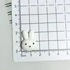 Lindos Nuevos Dulces y Geniales Accesorios de Resina Mi Conejo DIY Pegamento de Crema Horquilla Hecha a Mano Funda para Teléfono Móvil Agujero para Colgante Hebilla de Zapato