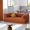 Sofá de compresión, sofá cama plegable perezoso de pana totalmente extraíble y lavable, sofá de compresión