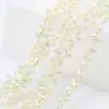 Cuentas Sueltas de Cristal Accesorios para Joyería DIY Cuentas de Vidrio Tallado Forma de Gota de Agua Accesorios para Ropa Color Plateado Agujero Horizontal 5*8mm Gota de Agua
