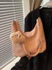Bolsa Transversal para Mulheres 2026 Nova Verão Estilo Coreano Tendência Bolsa de Ombro Grande Capacidade Bolsa Tote para o Dia a Dia Bolsa Bolinho