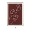 Galería de Pinturas Qiao Jia Sala de Estar Minimalista Pintura Decorativa Combinación de Pared de Fondo de Sofá Arte de Pared Abstracto Pintura Colgante para Entrada Fabricante Venta al por Mayor