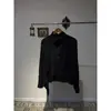 Camisa versátil, de nicho, estilo corte, de manga larga, con cuello alto, diseño retro, bajo asimétrico fluido, corte entallado y estilo sofisticado
