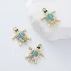 Moda Transfronteriza DIY Joyería de Metal para Mujeres, Accesorios de Alta Gama, Materiales Hechos a Mano de Estrella de Mar y Tortuga, Accesorios Versátiles para Collares