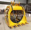 Cribadora de tambor hidráulica para excavadora, cubeta cribadora rotatoria multifuncional para minería y cribado de arena y grava
