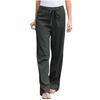 Amazon AliExpress Pantalones Casuales para Mujer Lavado Arrugado Cintura Elástica Pierna Ancha Pantalones Sueltos