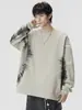 Moletom Acu Masculino com Estampa Tie-Dye em Tinta para Homens, Novo Estilo Outono e Inverno 2026, Marca Trendy Casual Personalizado com Gola Redonda.
