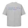 Yidao Vintage 2026 Verano Estilo Japonés Moderno Exterior Clásico Holgado Estampado de Espuma Manga Corta Gruesa Camiseta con Letra