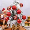 Nuevos Colgantes para Ventana de Bolas de Navidad Pintadas Regalos Festivos Bolas para Colgar en el Árbol de Navidad Bola Electroplateada Multicolor Transfronteriza Caja de Regalo