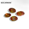 Platino Kaman Forma de Pera Recubrimiento Galvanizado Color Brillante Cambiante Sultanita Piedra Suelta Accesorio para Joyería Arte de Uñas Pedrería Fábrica Venta al por Mayor
