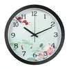 Reloj de pared LED luminoso con control de voz inteligente, personalidad creativa, estilo chino nuevo, reloj de pared luminoso para sala de estar del hogar, reloj