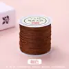 Cuerda Tejida a Mano No. Hilo de Jade 72 Hilos Segmentado Teñido Gradiente Colorido Cuerda de Cinco Colores Hilo para Pulsera DIY Nudo Chino Cuerda Venta al por Mayor