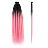 Transfronterizo 24 pulgadas Individual Europeo y Americano Rastas Street Dance Fieltro Rastas Peluca Rastas Tejido a Mano Extensiones de Cabello Rastas Rastas