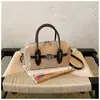 Nova Bolsa Tiracolo Maillard Outono/Inverno para Mulheres, Bolsa de Mão Vintage Simples Transfronteiriça, Bolsa Almofada, Bolsa de Ombro Versátil de Nicho