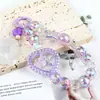 Transfronterizo Nuevo Transparente Alto Brillo Con Cuentas Colorful Fútbol Facetado Redondo Acrílico DIY Pulsera Collar Cuentas Sueltas