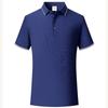Camiseta masculina de manga curta verde ervilha camiseta com lapela uniforme de classe logo estampado bordado grupo corporativo camisa polo feminina