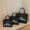 Bolso de Hombro Portátil para Mujer de Comercio Exterior Transfronterizo, Bolso Tote Casual de Lona Amazon Casual para Mujer de Gran Capacidad, Bolso Cruzado para Mujer