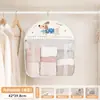 Bolsa de malha para guarda-roupa de armazenamento multicamadas de grande capacidade para uso doméstico, bolsa de armazenamento transparente e respirável para roupas íntimas e meias