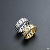 Anillo Cubano Hip-Hop Europeo y Americano de 6mm 8mm 10mm, Anillo de Cobre Personalizado, Anillo para Hombres Pareja