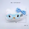 Boneca Gatinho Kt Fofa com Laço Broche de Desenho Animado Criativo Chaveiro de Bolsa de Gato Pequeno Pingente Ornamento de Presente para Menina