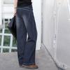 Jeans Holgados para Mujer Primavera/Verano 2026 Cintura Alta Rectos Sueltos Adelgazantes Tallas Grandes Pierna Ancha Largos Pantalones de Papá