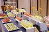 Soporte de Exhibición de Mesa de Postres Acrílico Juego de Cuatro Piezas Decoración de Mesa para Pausa de Té tipo Buffet Mesa de Comida Fría Fiesta Mesa de Comida Fría