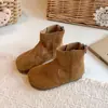 Botines retro estilo bosque para niños Birkenstock de suela simple, nueva colección otoño 2026, Botas Martin de moda unisex estilo coreano con suela blanda