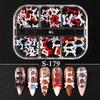 Joias para Unhas Novo Estilo Transfronteiriço 6 Caixas Tridimensional Fofo Fita Laço de Ballet Tamanho Misto Decorações