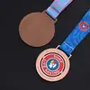 Medallas de Aleación de Zinc Personalizables con Logos, Medallas Doradas para Juegos Deportivos, Insignias de Competencia con Pintura Galvanizada, Premios para Reuniones Anuales Corporativas