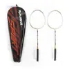 Raqueta de Bádminton Aleación de Hierro Paquete de 2 Más Entrenamiento Estudiantil Entretenimiento en Casa Raqueta de Bádminton Raqueta de Bádminton Dividida