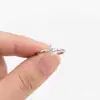 Anillo de Apilamiento Estilo Socialité Mil Oro Fresco y de Moda Versátil Temperamento Suave Alto Valor Anillo Abierto para Dedo Índice