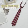 Corbata de Estilo Japonés a Rayas Tokyo Estacional Jk Estilo Original Estudiante Universitario Colegial Roja Cian Dorada con Colección de Corbatas para Mujer