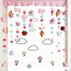Cortina de Puerta Rosa Femenina Corazón Lazo Cortina para el Hogar Cortina para Dormitorio Princesa Corazón Cortina de Puerta Hermosa Cortina Mágica para Puerta Cortina de Partición