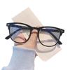 Lentes Anti Luz Azul 7008 Lentes Planos para Mujer Gafas para Computadora con Luz Azul Montura Retro para Mujer Montura Cuadrada